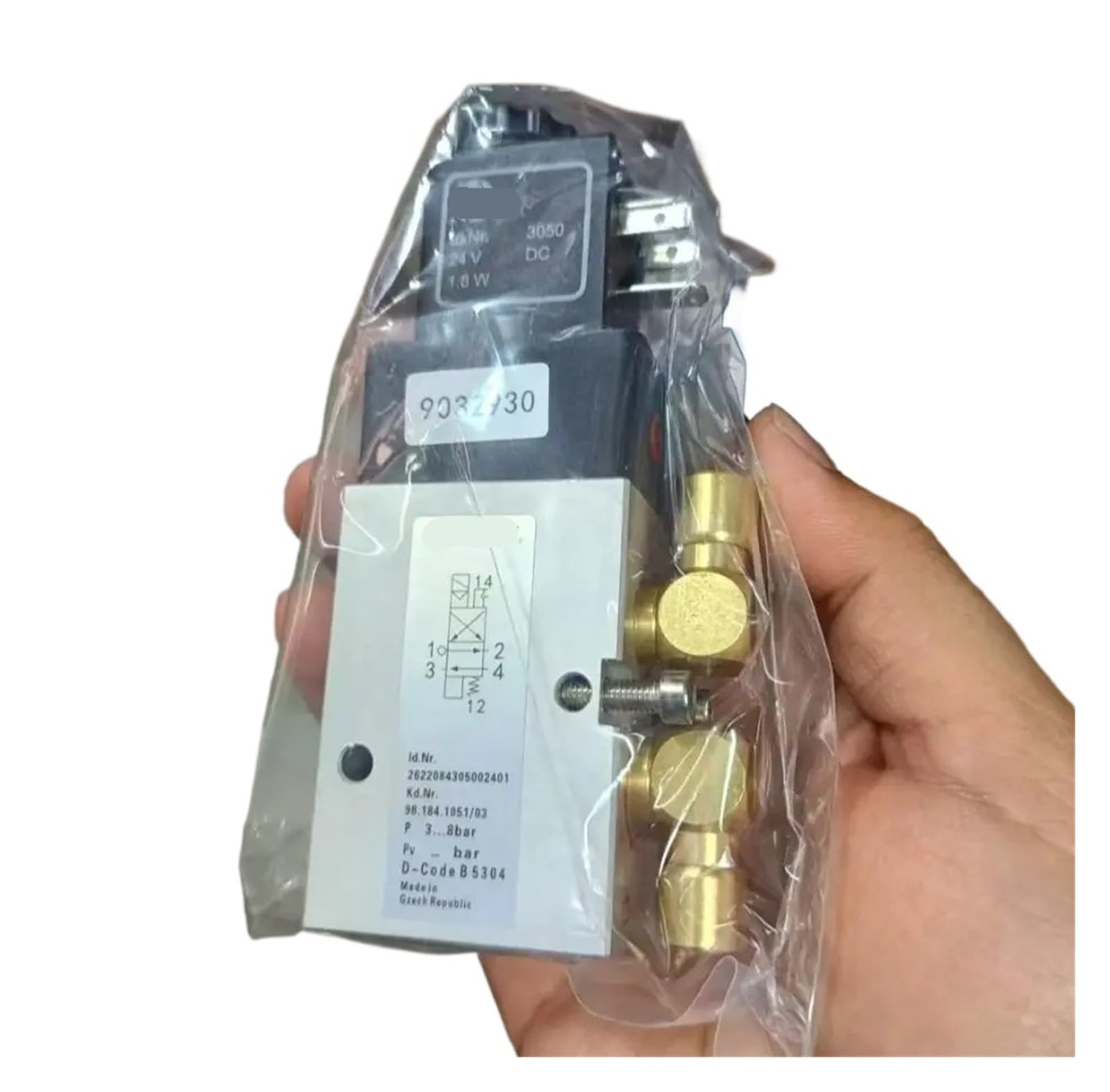 JJKKOZVQF 98.184.1051 6mm Hole Copper Head SM102 CD102 2625484 Solenoid Valve 98.184.1051/03