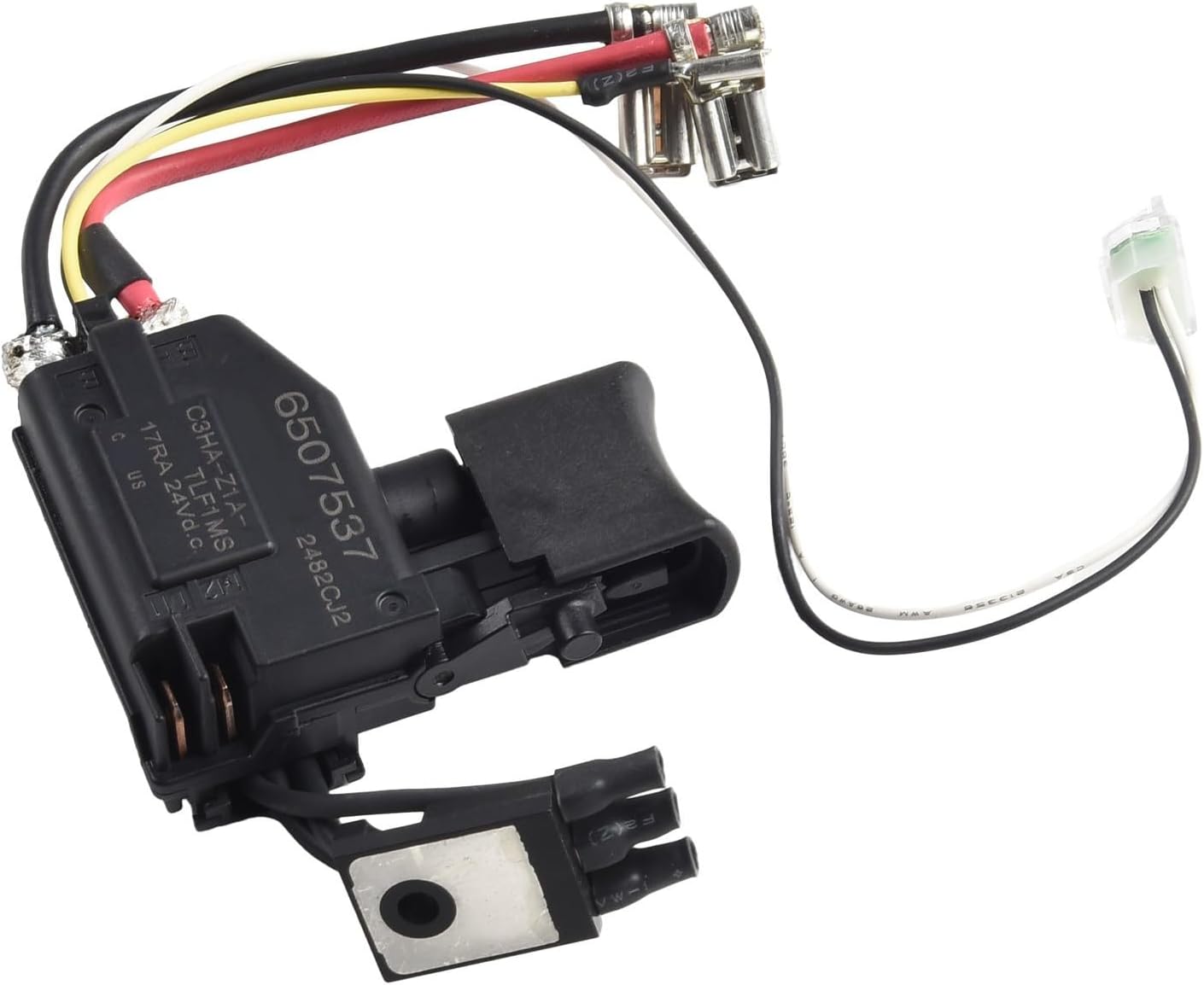 Minhe Trigger Switch for Cordless Screwdriver DHP482 DDF482 Compatible Replacement Part Number 6507545 650754 Easy to Install Spare Switch for Power Tool Repair