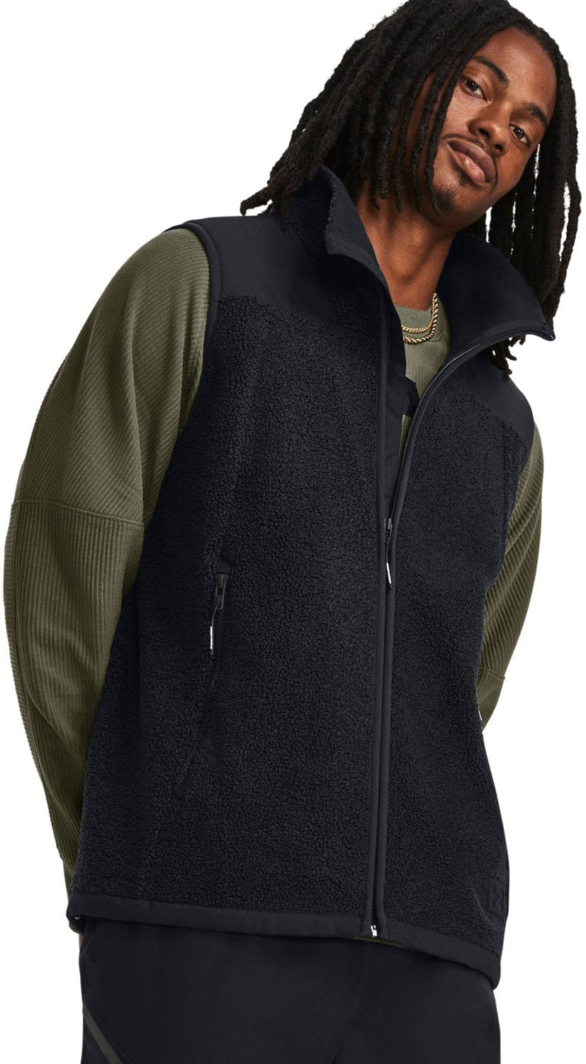 Under Armour 1378848-1-MD Men's UA Mission Vest Black MD