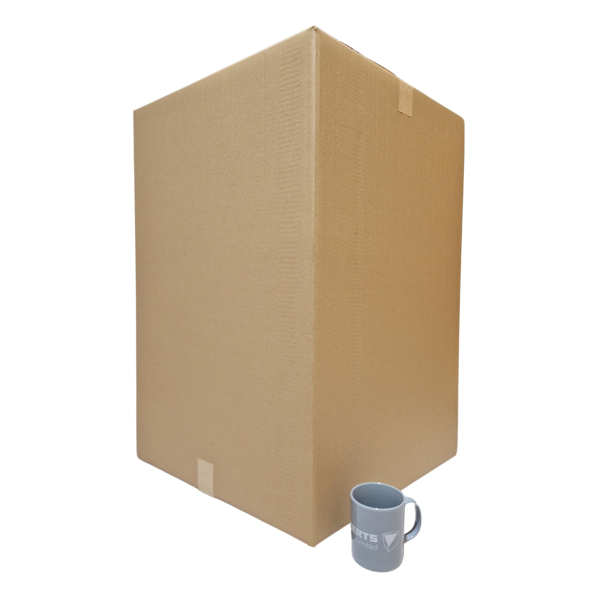 W.E. Roberts Tall Strong Double Wall Extra Large Cardboard Box 20" x 20" x 30" / 51cm x 51cm x 75cm 193 Litres Storage Packing Moving House Sturdy Shipping Box (1 Box)