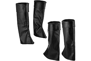 2 Pairs Pirate Boots Covers: Elevate Your Cosplay