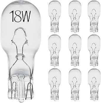 Diximus 12 Volt 18 Watt Low Voltage T5 T10 Landscape Bulb - Landscape Light Bulbs - Low Voltage Landscape Light Bulbs Incandescent - 10 Pack (10)