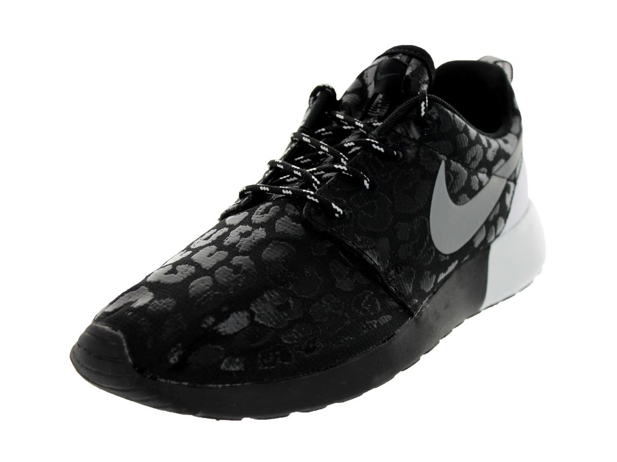 NIKE Womens Rosherun Prm Black Reflect Sliver White 525321-001