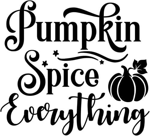 Calcomanía artística de pared con diseño de calabaza, especias, todo, cosecha de otoño, camiones de Acción de Gracias, calcomanías murales de vinilo