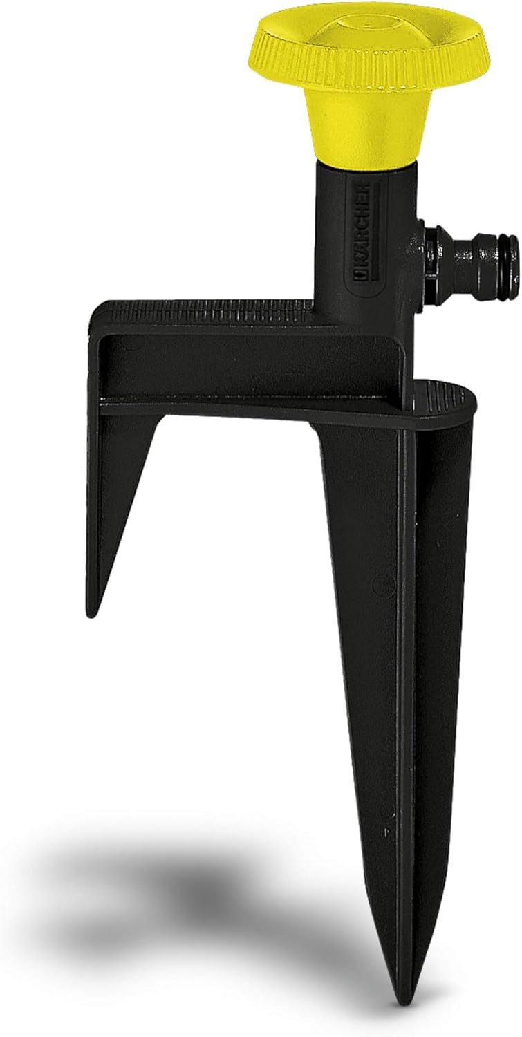 Kärcher CS90 Circular Sprinkler with black spike and yellow spray head