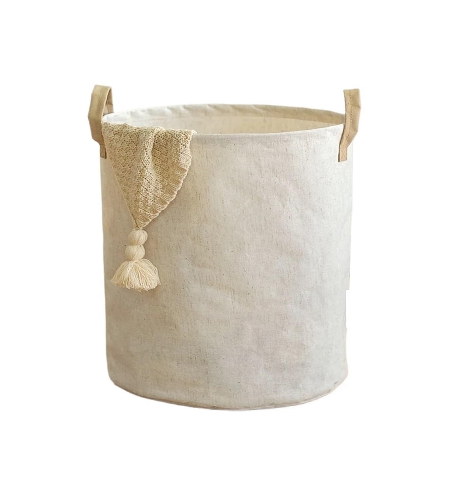 Foldable Fabric Dirty Clothes Hamper Portable Laundry Storage Bin for Household Bedroom Dormitory(Color2)
