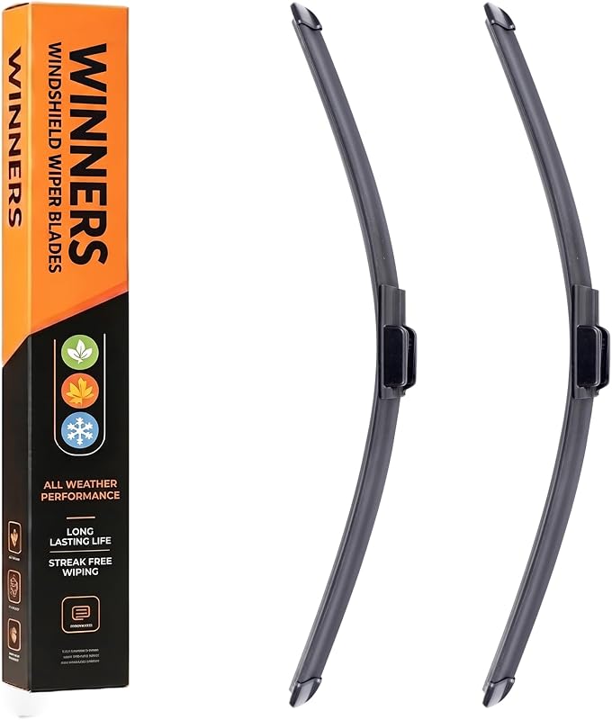 Palhetas do limpador de para-brisa dianteiro WINNERS para Honda Accord 2023–2025 – 60,96 cm + 43,18 cm, conjunto com 2