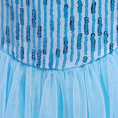 Vestido Princesa de Hielo para Niñas Talla 2-10 miniatura 4