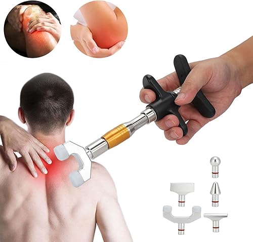 Miniatura 6 de HURRISE Herramienta manual de corrección de ajuste quiropráctico para masaje de espalda de columna vertebral, ajustador de herramienta de ajuste