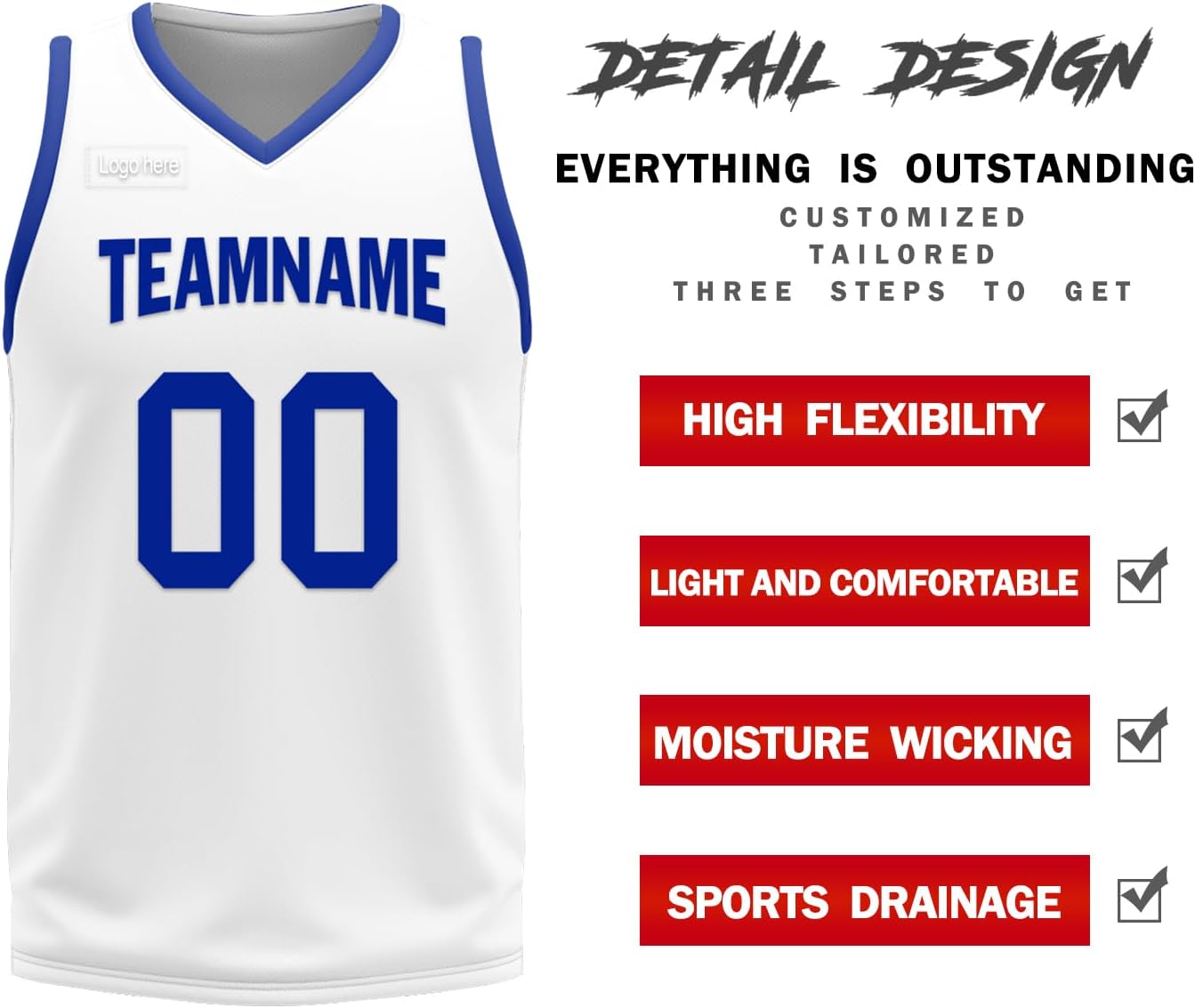Custom Reversible Basketball Jersey Set for Men Youth Personalized Breathable Mesh Sports Uniform for Practice,Daily Wear
