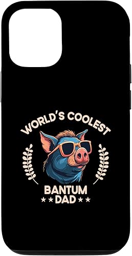 Miniatura 4 de iPhone 12 mini World's Coolest Pig Dad Papa - Farmer Bantum Case