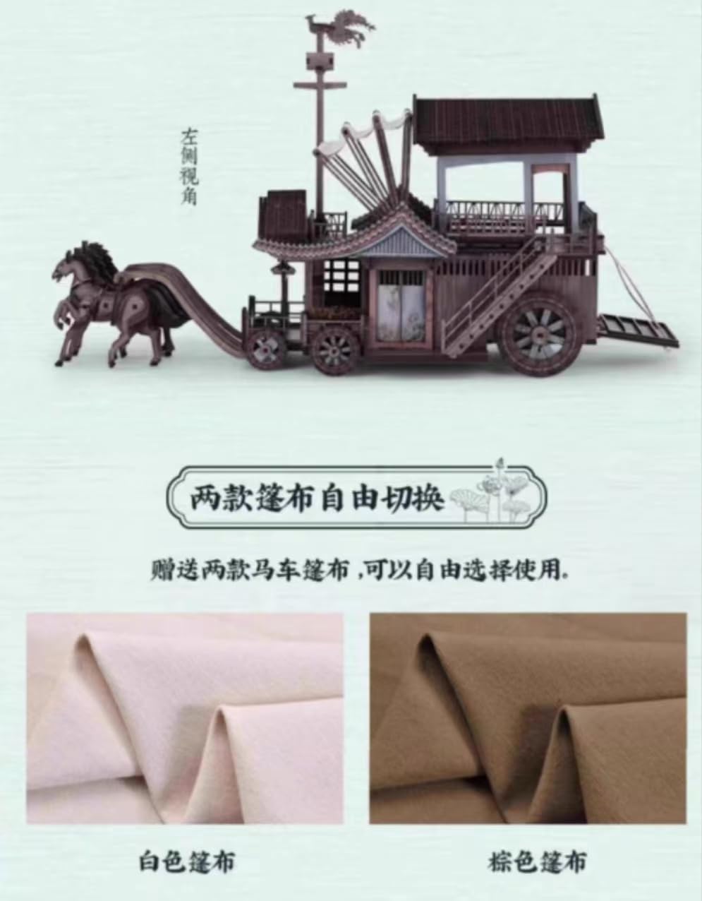Amazon.co.jp: YANLON 李相夷(イ・サンイ)蓮華楼馬車組み立て模型成毅
