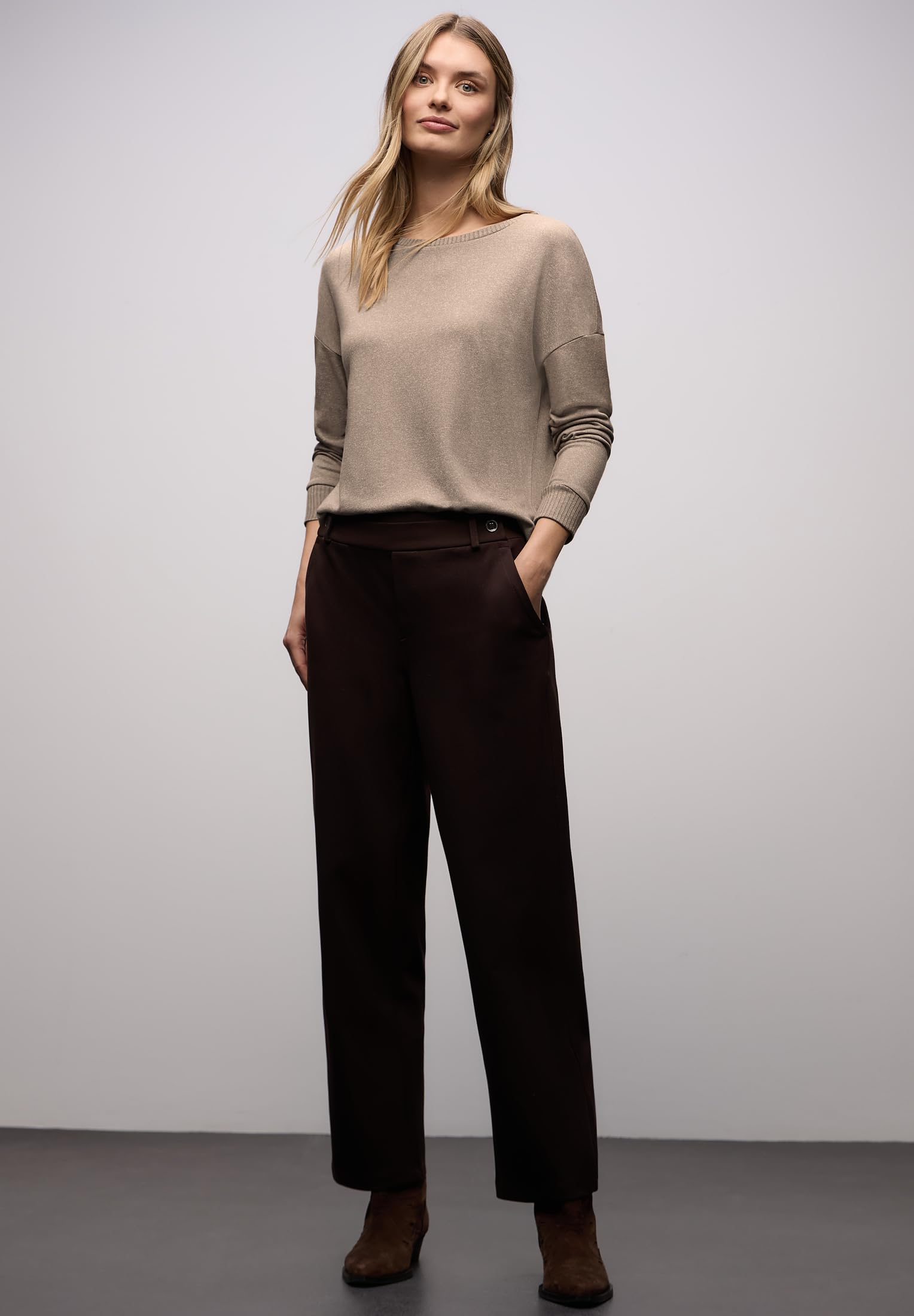 Damen Melange Shirt
