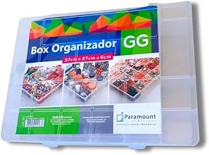 Caixa Organizadora Multiuso para Remédios, Material de Costura, Pregos, Parafusos e diversos objetos pequenos, Estilo Maleta 37cm x 27cm x 6cm