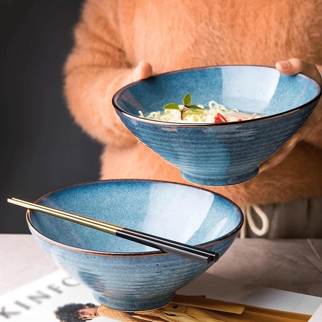 Miski na zupę kreatywna domowa miska na ramen, ceramiczna miska na zupę, duża retro miska na makaron miski na obiad