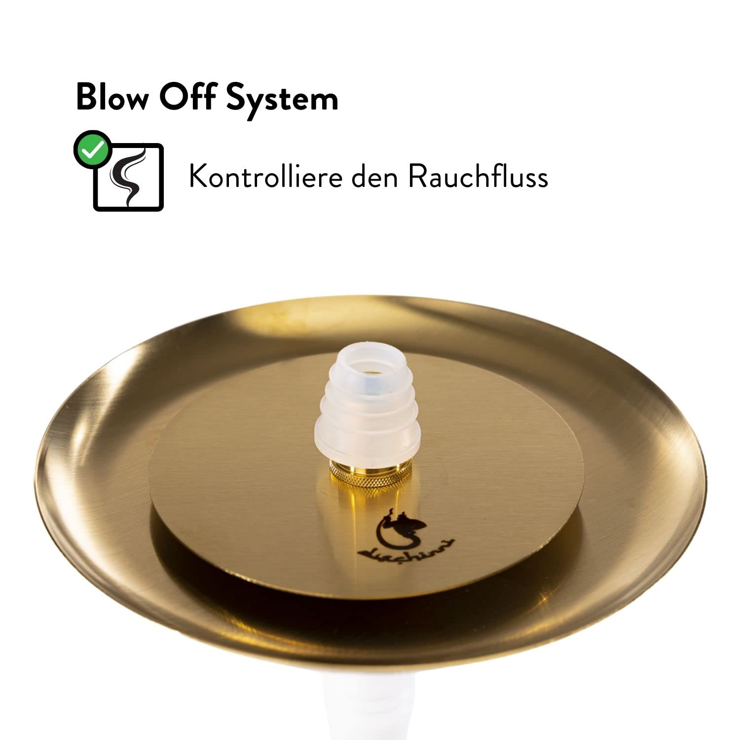 Dschinni Shisha Blowoff White Gold シーシャ 【公式通販】