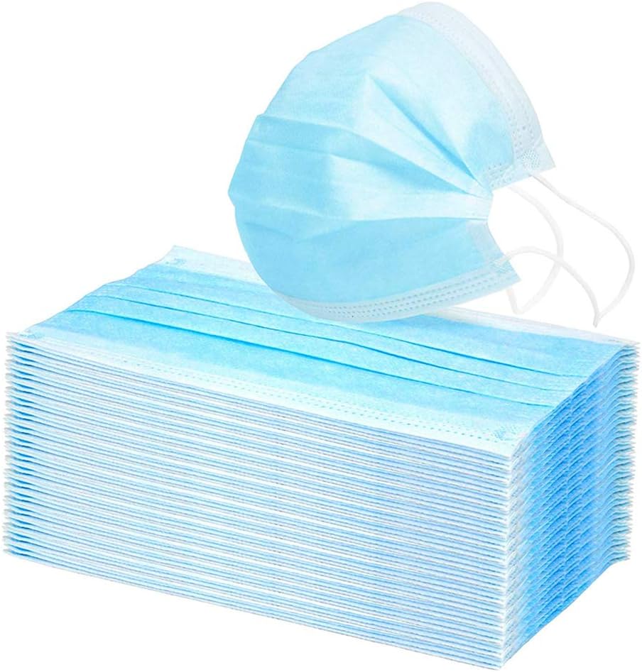 AllTopBargains Efavormart 100pcs Disposable Face Mask, Non-Woven Breathable Face Mouth Safety Mask