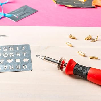 PLAFOPE Pyrography Tip Nibs 2 Pcs Wood Burner Accessories Fast Heat up Replacement Tips for Detailed Engraving and Shading Wood Burning Tool