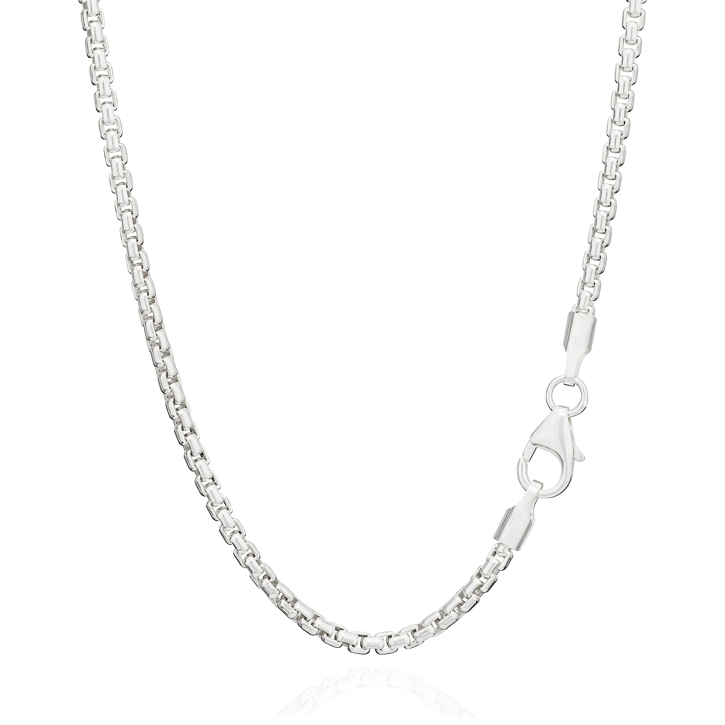 NKlaus Orecchini A Perno In Argento Sterling 925 Rodiato – Larghezza 3 Mm – Fatti In Germania