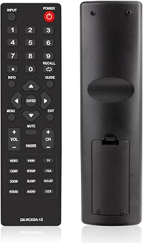 DX-RC02A-12 Replace Remote for Dynex TV DX-26L150A11 DX-32L150A11 DX-37L150A11