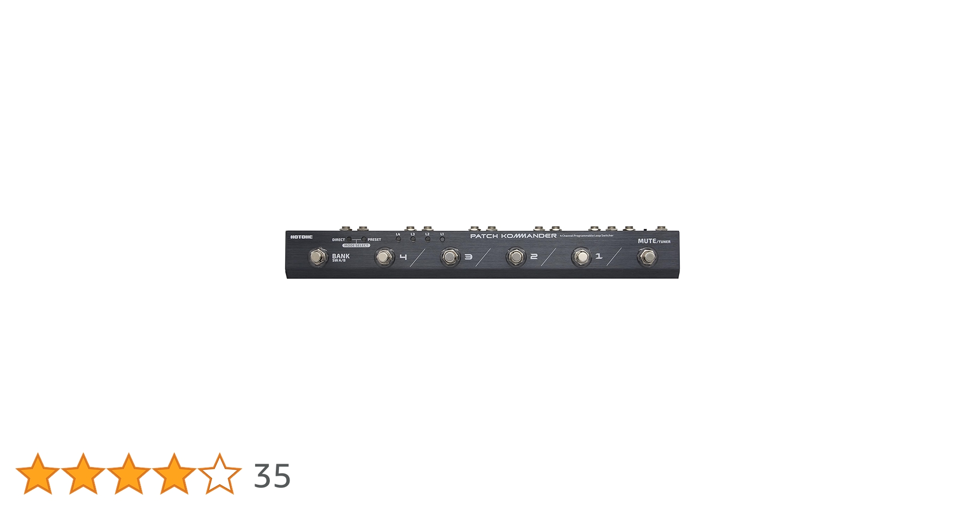 Amazon | HOTONE PATCH KOMMANDER LS-10 4チャンネル・プログラマブル Amazon | HOTONE PATCH KOMMANDER LS-10 4チャンネル・プログラマブル