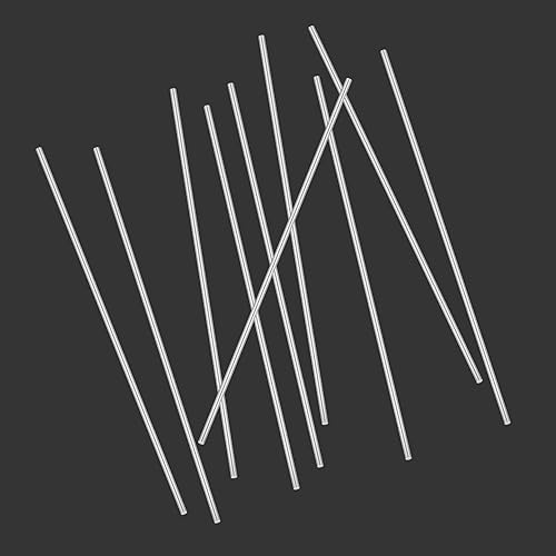 Miniatura 5 de DYWISHKEY 20 varillas de aluminio de 0.069 pulgadas x 3.94 pulgadas, varillas de eje sólido de metal, barra de torno para hacer manualidades