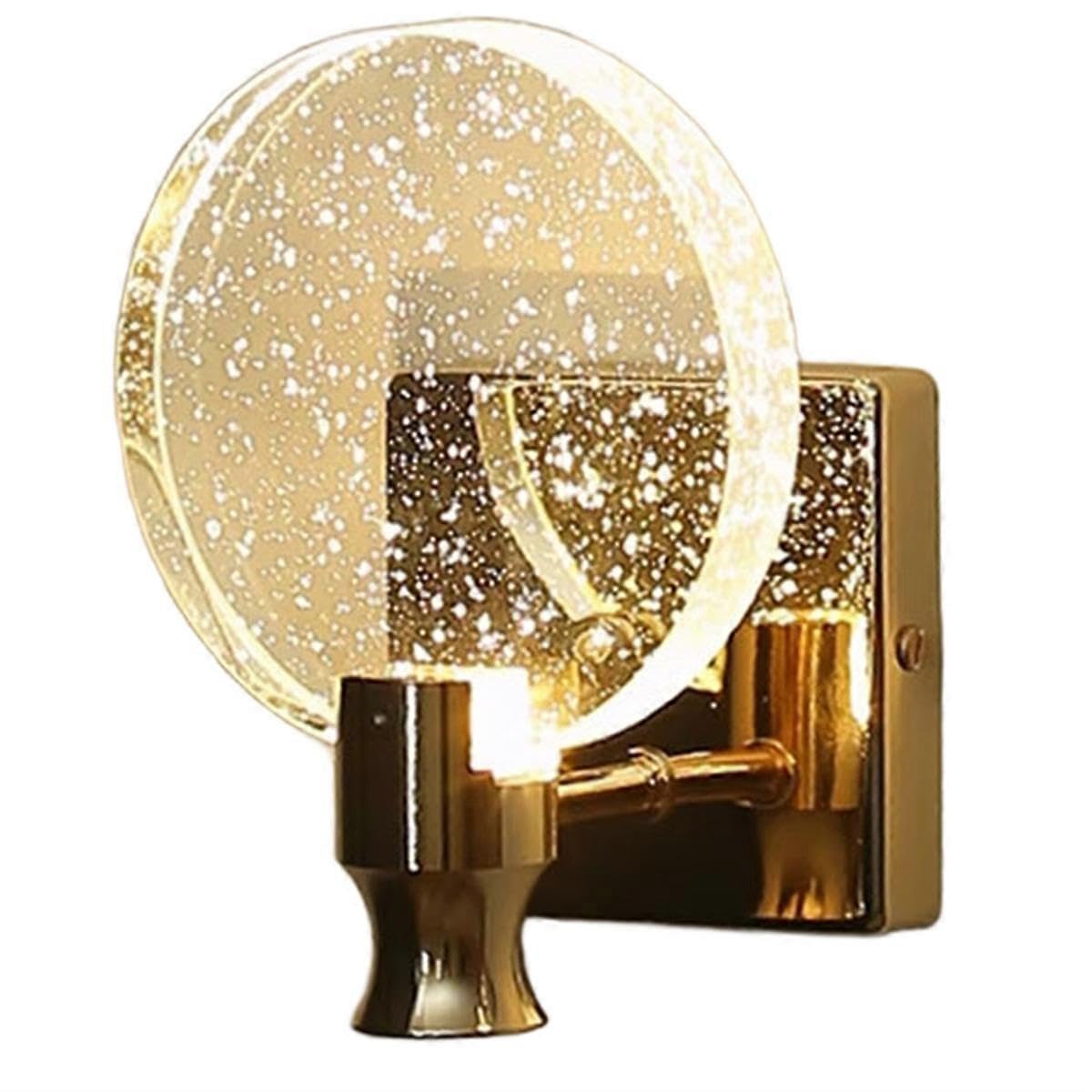 Joyhappst Image Color Luxury Single Lens Led Wall Lamp Aisle Corridor Bedroom Bedside Stair Background Living Room Decor