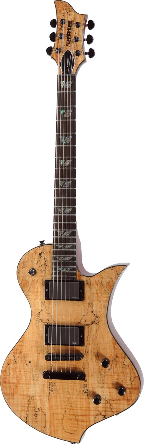 Spalted Maple Ravelle Electric Guitar, Spalted maple top
