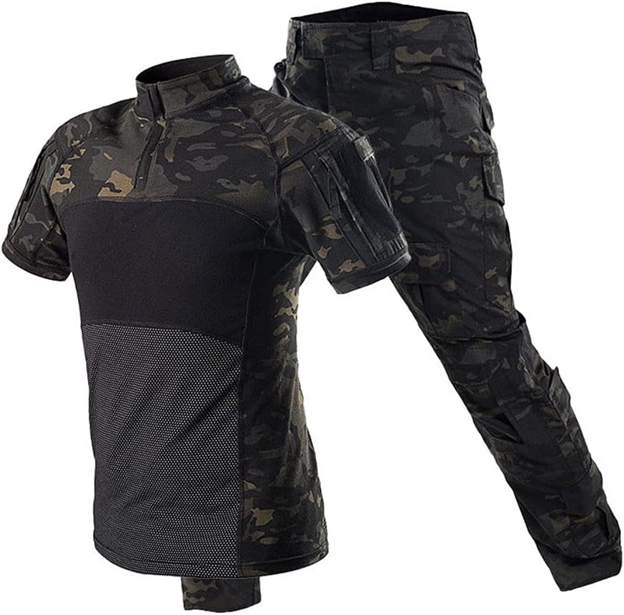 Airsoft Hunting Shooting Sports Battle Uniform BDU Tactical Combat Camouflage Clothing