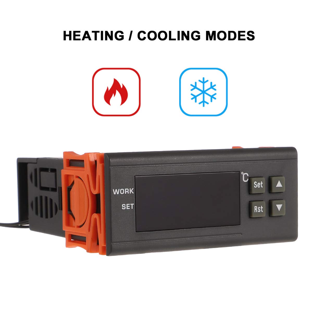ULTECHNOVO Contrôleur De Température Numérique 2 Pièces - Thermostat Pour Réfrigérateur Par Electronics Incubator Convivial Refroidissement/chauffage