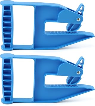 2pcs Heavy Duty Stall Mat Movers Tool Grippers for Horse Mats Blue Color Handlers for Heavy Stall Mats Easy Move