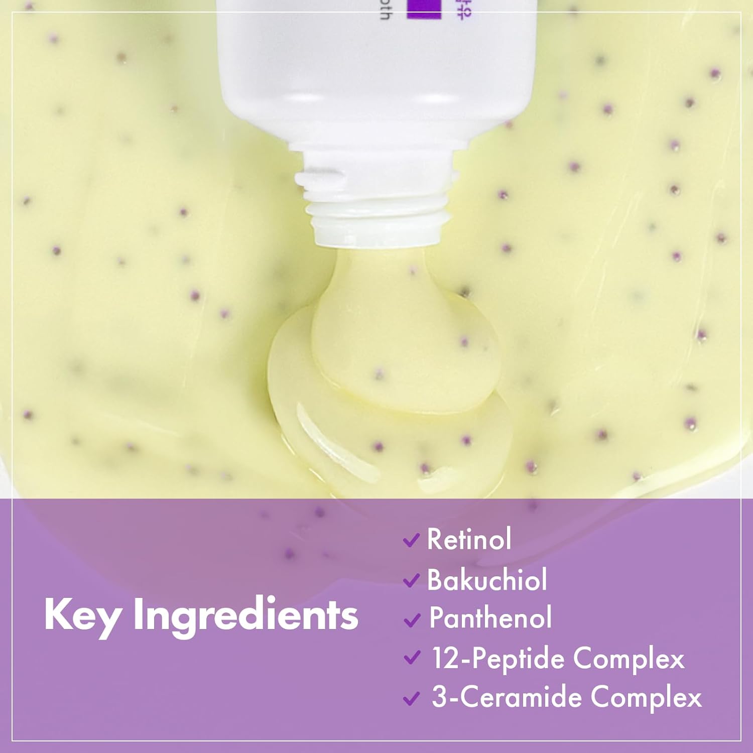 TOSOWOONG Real Retinol 0.1% Night Cream, Anti-Aging Face Moisturizer with Retinol, Bakuchiol, Firmer Skin, Reduce Wrinkles and Pore Minimizer | Korean Skincare for Face & Neck, 50ml / 1.69 fl. oz. - Image 4