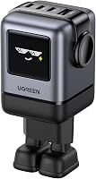 UGREEN UNO 100W GaN USB-C Töltő 4 Portos LED Kijelzővel - Robot Dizájn MacBook, iPad, iPhone, Galaxy Készülékekhez (Fekete) 1