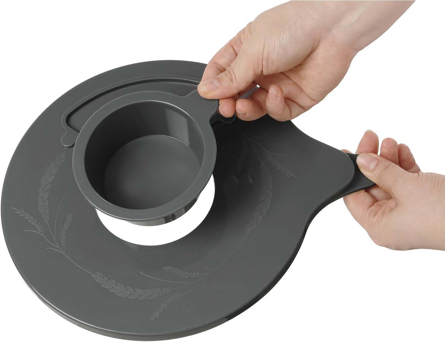 Glass Bowl Cover for KitchenAid K5GB 5 Qt Tilt-Head Mixer, Splash Guard | Built-In Measuring Cup, Easy Ingredient Addition, Helps Reduce Splatter During Mixing, Dishwasher Safe For Everyday Use