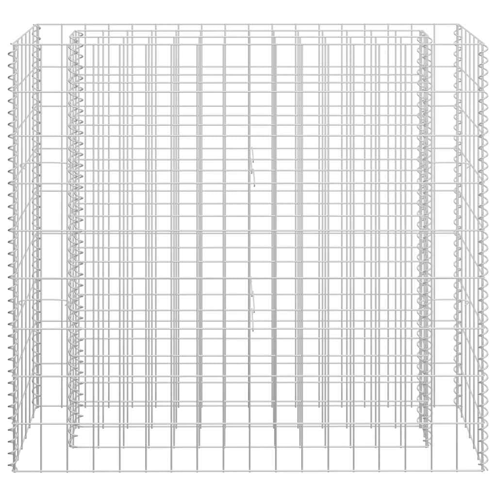 Cesta de gaviones para plantar y rellenar con piedras como macetero y resistente gavión para el jardín de alambre de acero galvanizado resistente a la corrosión