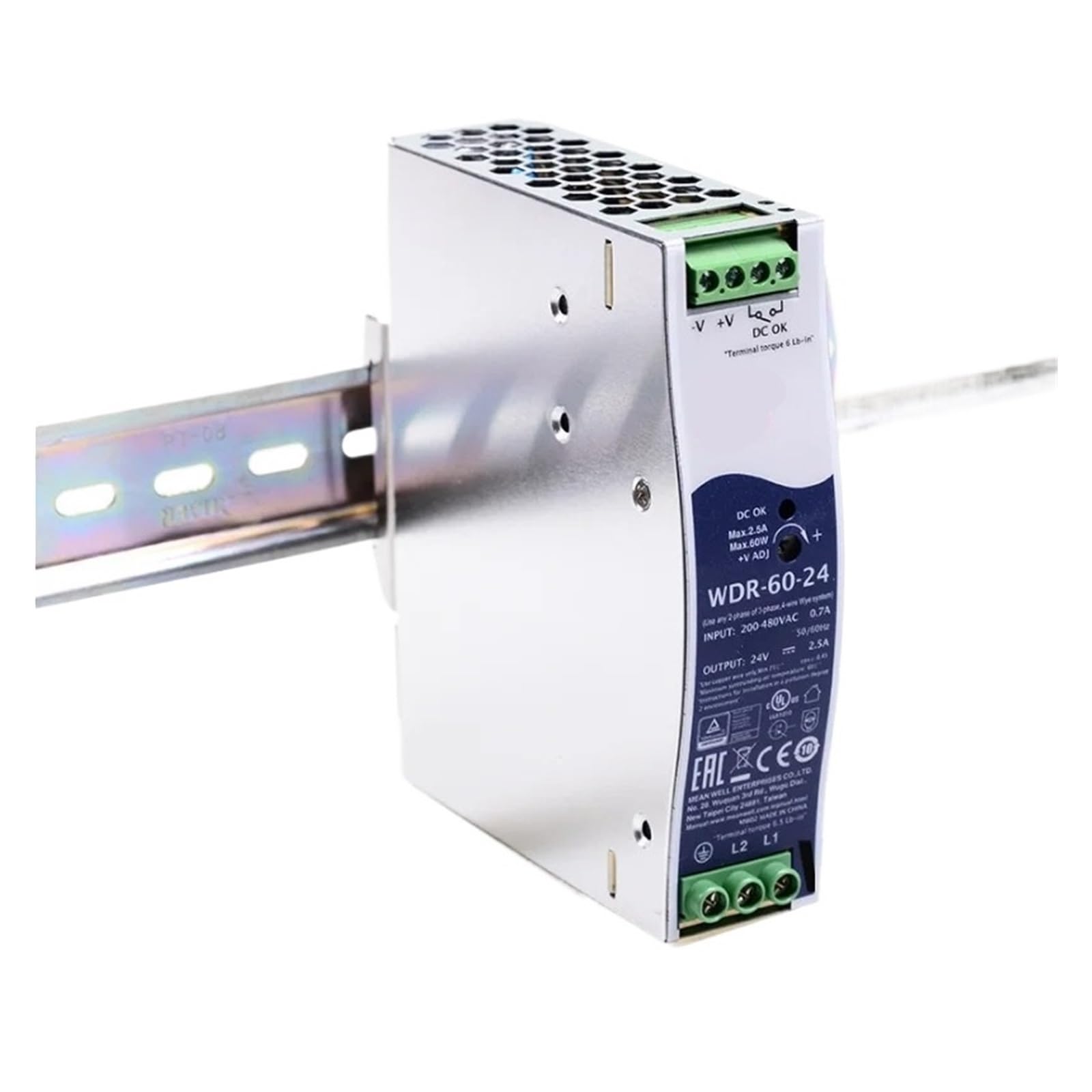 Alimentation sur rail DIN 60W WDR-60 pour automatisation maison