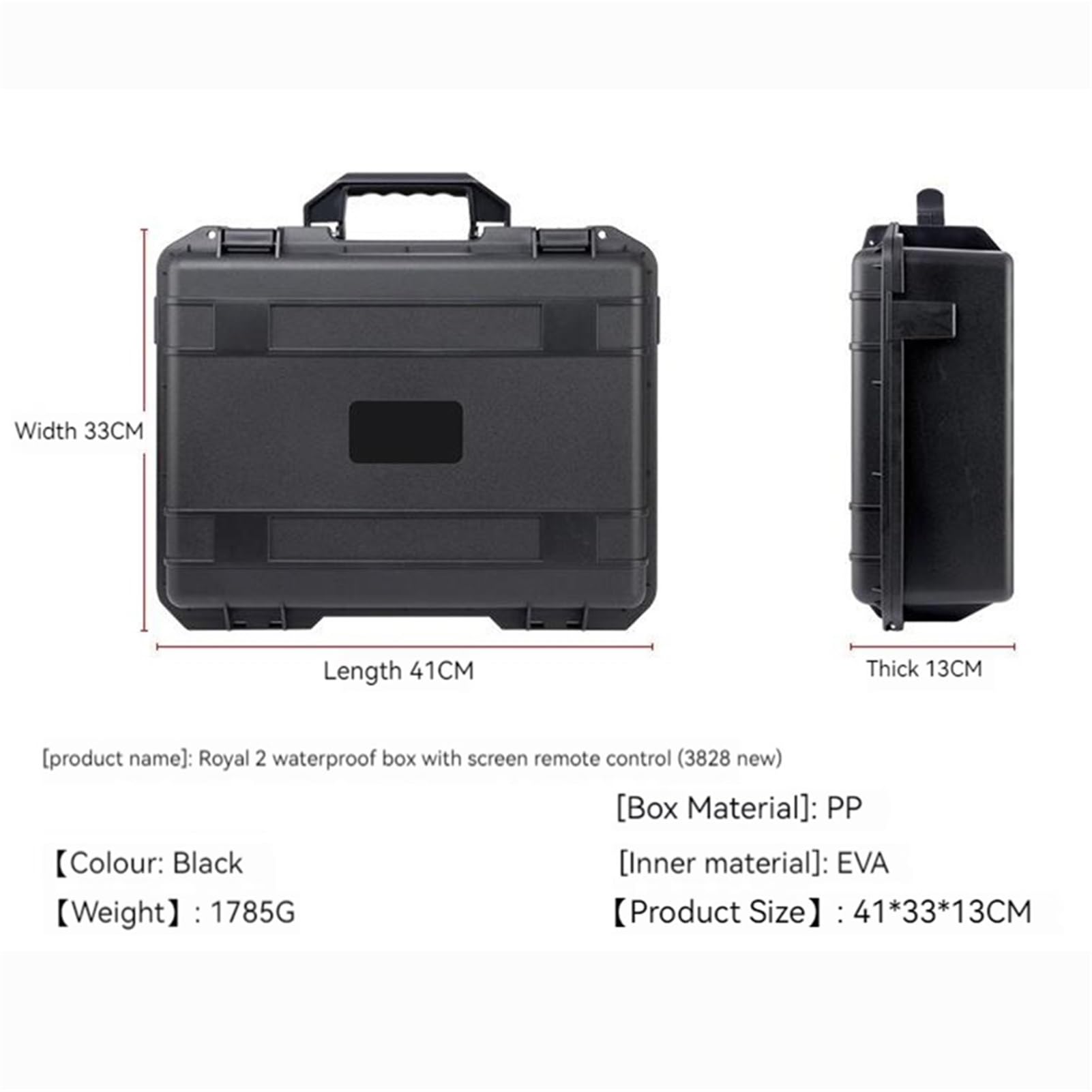 Drone, Custodia impermeabile compatibile con DJI Mavic 2, compatibile con telecomando DJI Mavic 2 Pro/Mavic 2 Zoom con scatola portaoggetti for accessori dello schermo.