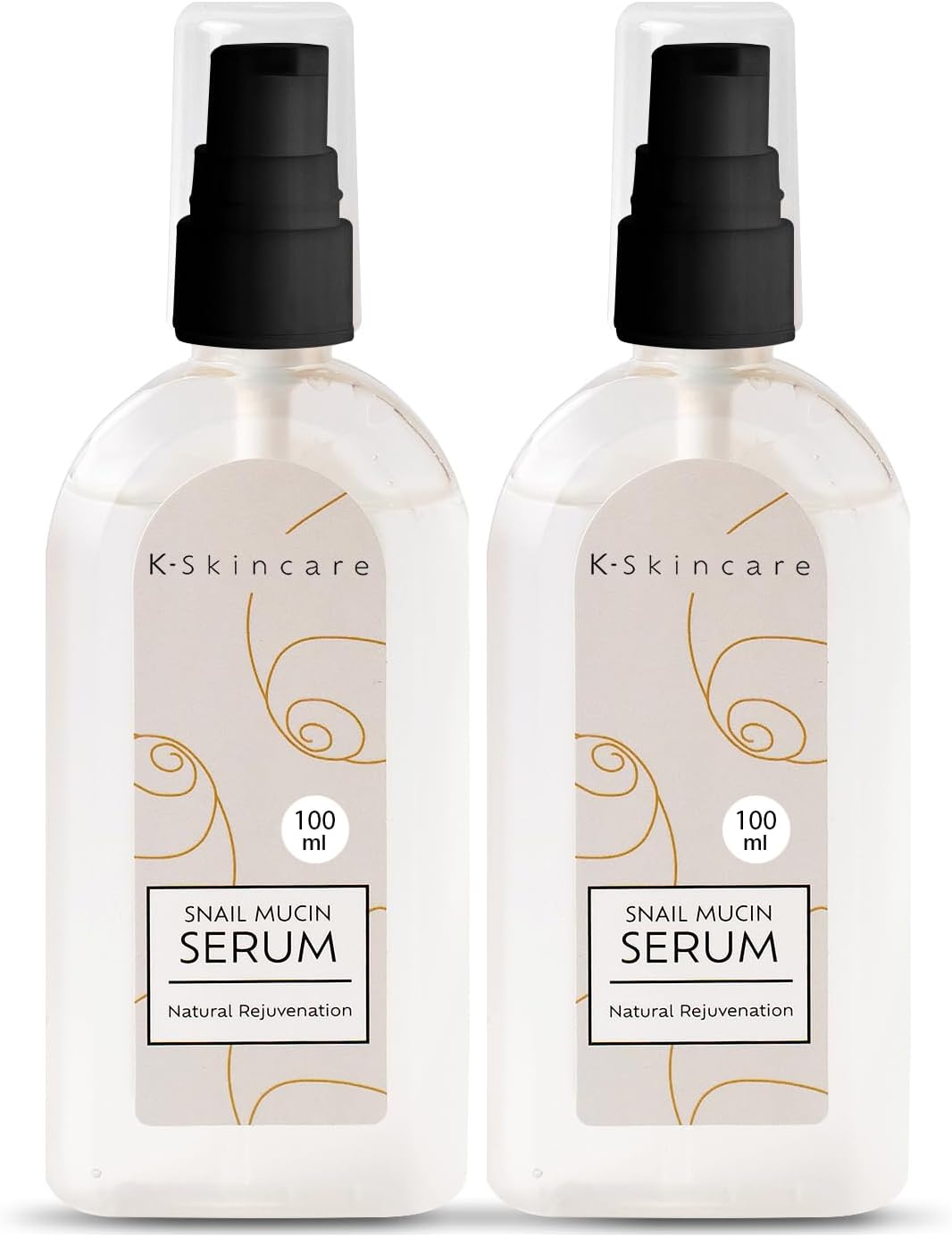 x2 Snail Mucin Essence Serum & Hyaluronic Acid – All In One Advanced Skin Repair, Deep Hydration, Blemish & Fine Line Removal – Snail Secretion Filtrate – Korean Inspired – UK Based Brand