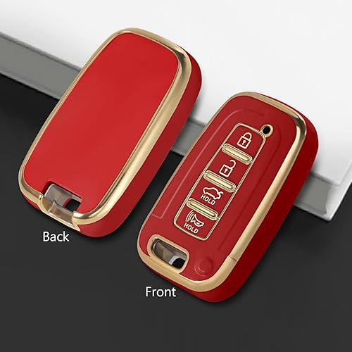 Miniatura 4 de Funda protectora de TPU para llavero inteligente compatible con Hyundai Azera Elantra GT EQUUS Genesis Coupe Santa FE Sonata Tucson Veloster KIA