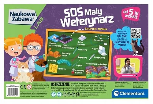 Kit D'Imitation Vétérinaire Clementoni – Little Vet Outils De Soin Animaux - vue 7