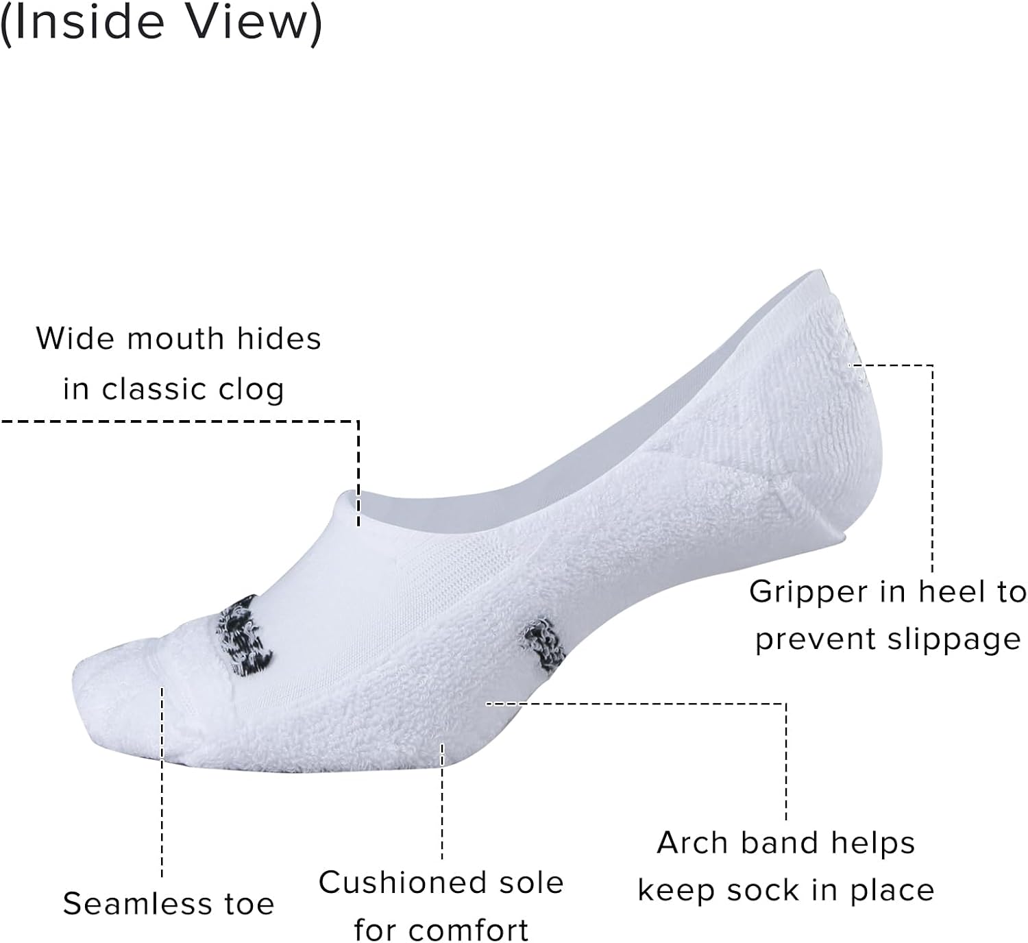 Crocs Low Cut Socks for Men and Women 3 Pairs Crew Seamless Toe No Show Casual Sock