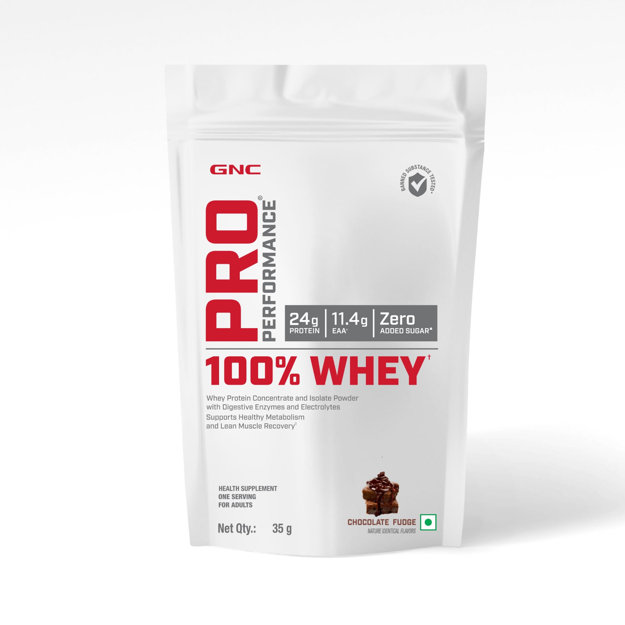 GNC Double Strength Stack | Whey Protein Sachets & Creatine Combo for Muscle Recovery & Strength | 2x Whey Protein Sachets + 100g Unflavoured Creatine Monohydrate — Amazon image 2