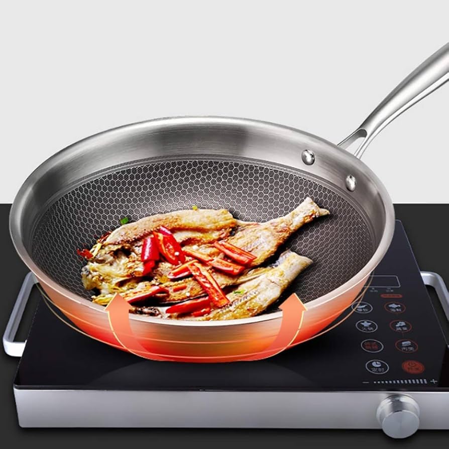 IH・ガスコンロ対応 中華鍋 31cm*7 Amazon｜IH用中華鍋 304 ノーヒュームステンレス 32cm 中華鍋