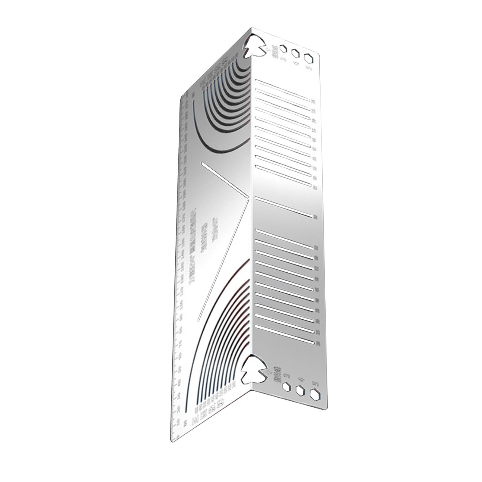 Apglsxy Precisionsteel Angles Marking Instrument Multifunction Metal Bending Template Tool For 90° Bend Layout On Square Pipe Double Purpose Scribers Cut Scale Woodworking Metal