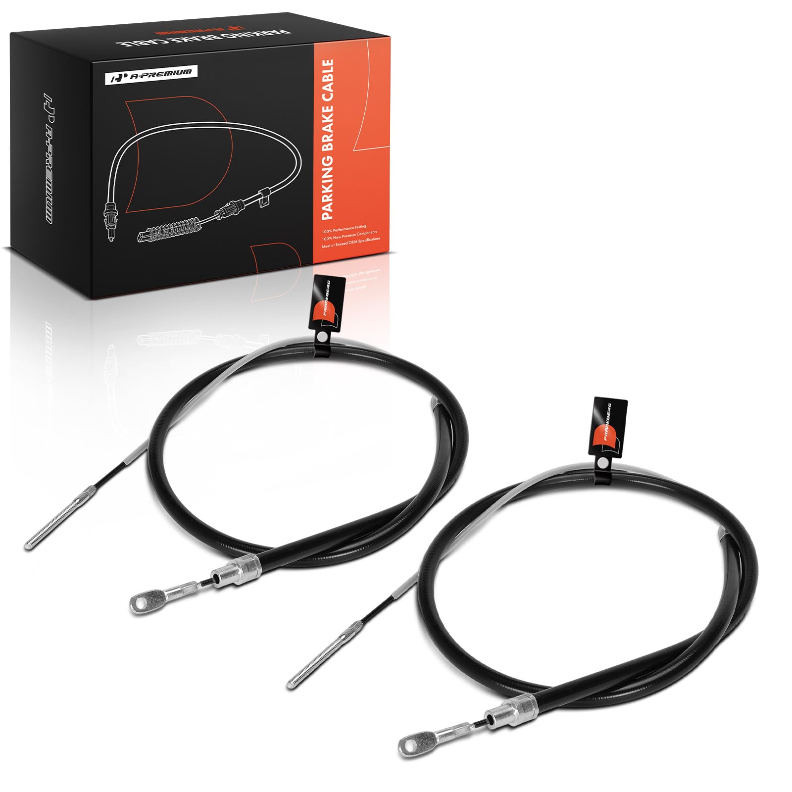 Frankberg 2x Handbremsseil Seilzug Hinten Links Rechts Kompatibel mit 3er Cabriolet E36 3er E36 3er Touring E36 3er Coupe E36 Replace# C95046