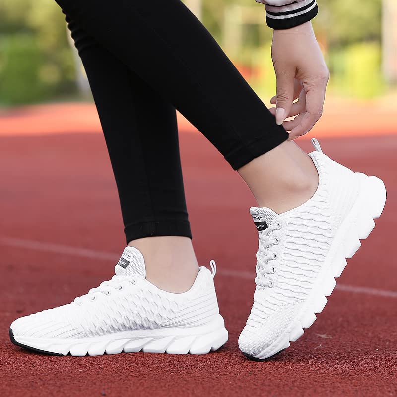 Women's Mesh Breathable Lightweight Running Shoes Fashion Casual All Seasons Walking Shoes Tennis Shoes for Women Student Sneakers4