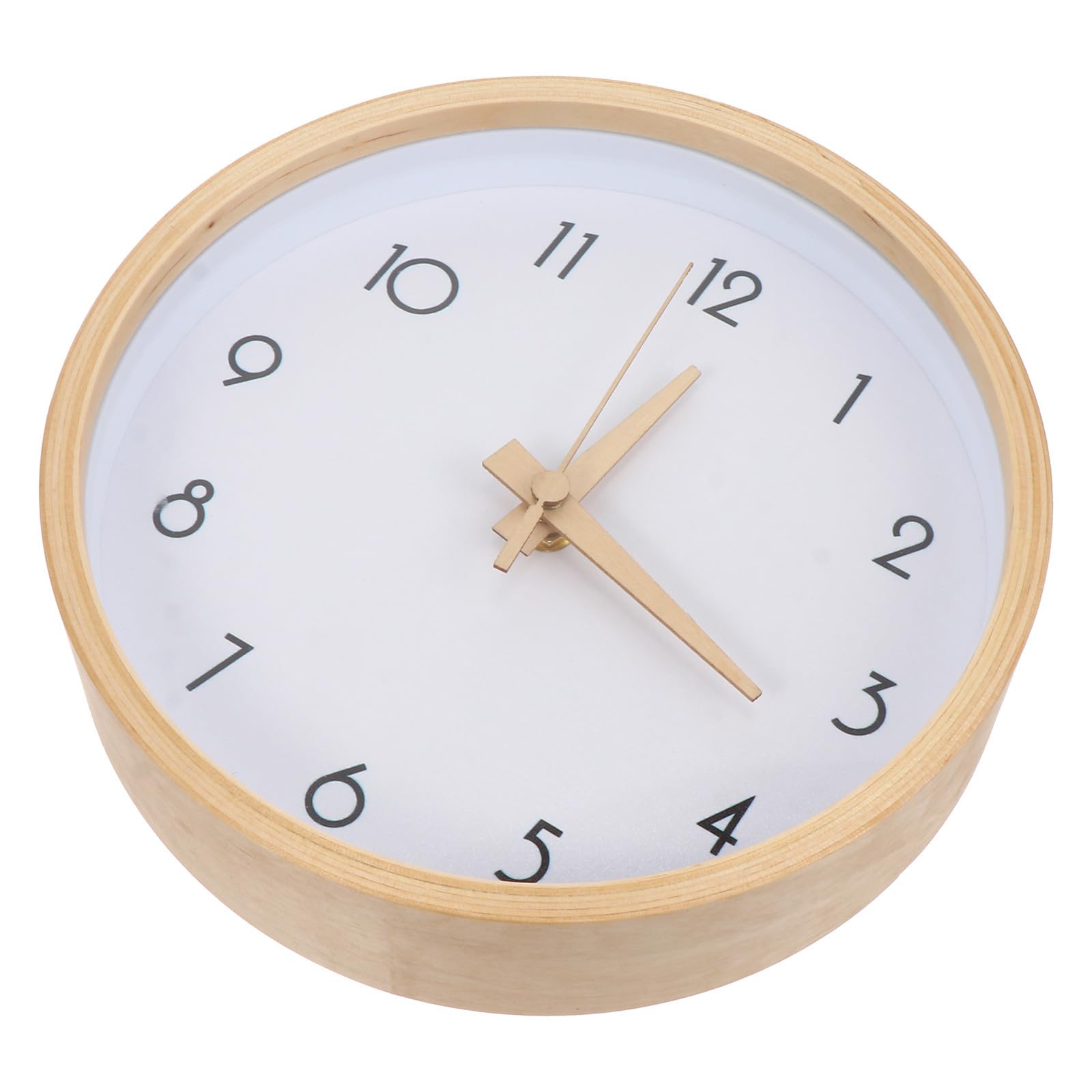 Didiseaon 2 Piezas Reloj de Pared Decorativo 8 Pulgadas, Madera PVC Vidrio,