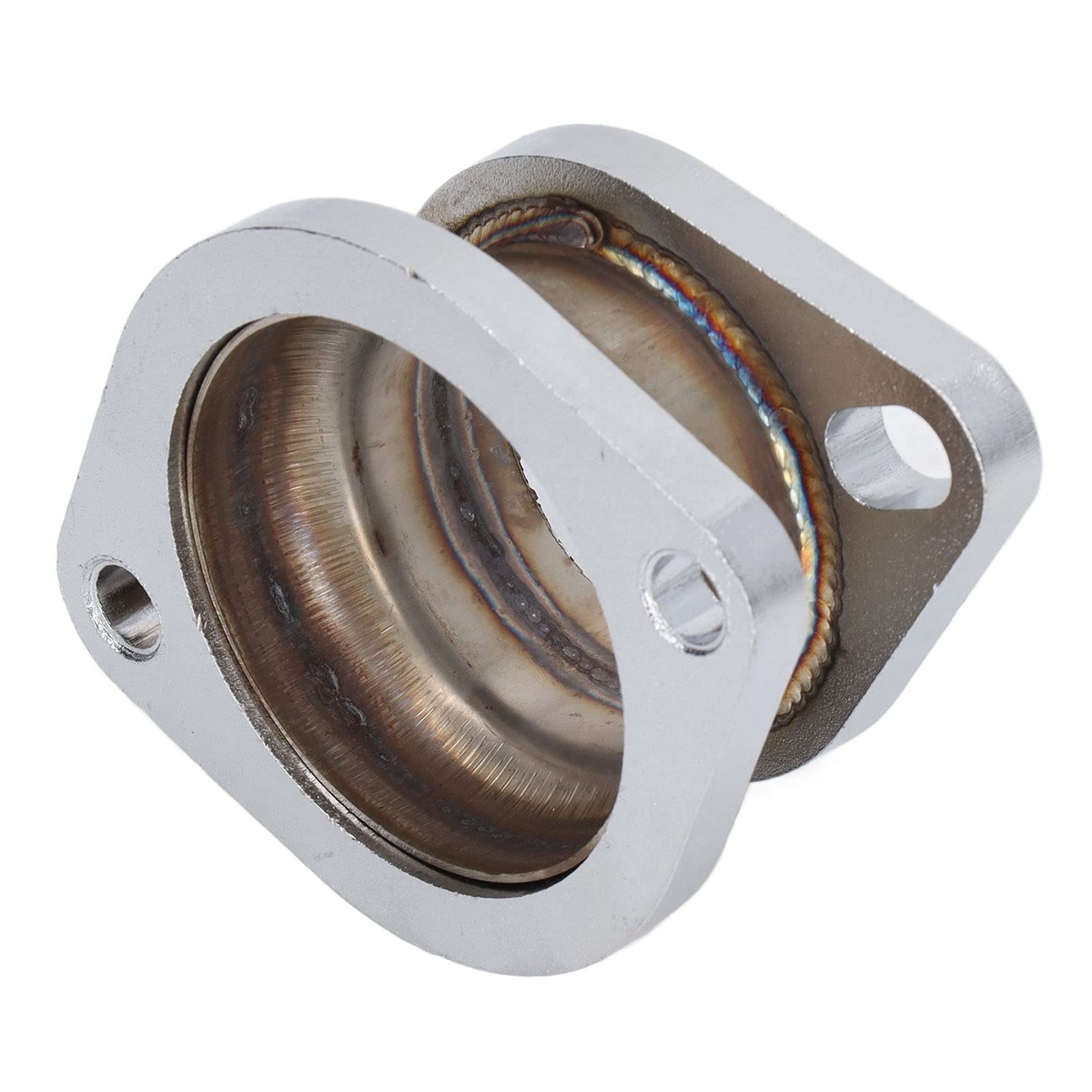 Adaptador de Brida de Extensión de Escape de 2,5 a 3 Pulgadas, Acero Dulce Mecanizado por CNC para la Mayoría de los Automóviles, con Ancho Central de 4,1 y 3,9 Pulgadas