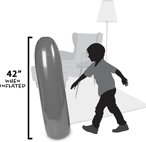 Vista 42 de Hedstrom Paw Patrol Bop - Saco de boxeo inflable, 42 pulgadas Patrulla Can