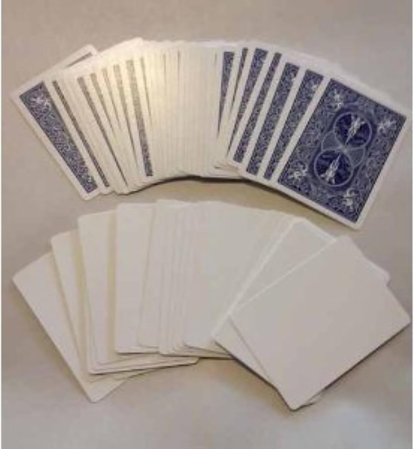 United States Playing Card Company US Blank Face (Bicycle) - blue